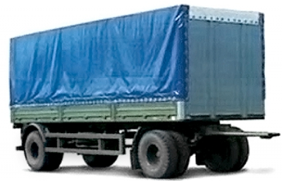 Прицеп МАЗ 8378 10 - 014 тентовый фургон. Купить автомобильные грузовые прицепы с поставкой по России