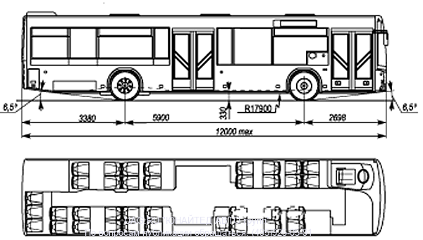 Городской автобус МАЗ 2031 (МАЗ - 2030167)