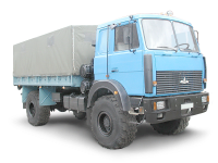 Полноприводный МАЗ 5316X5-411-001 4х4 тентовый грузовой автомобиль