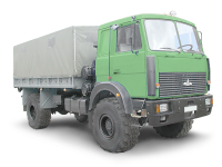 Полноприводный МАЗ 5316X5-410-051 4х4 тентовый грузовой автомобиль
