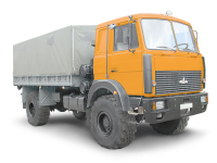 Полноприводный МАЗ 5316X5-410-001 4х4 тентовый грузовой автомобиль