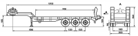 Полуприцеп тяжеловоз МАЗ 9379 - 010 трехосный, для перевозки автомобилей и спецтехники