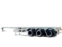 Полуприцеп контейнеровоз МАЗ 938920-011 трехосный, для перевозки контейнеров, с самоустанавливающейся третьей осью